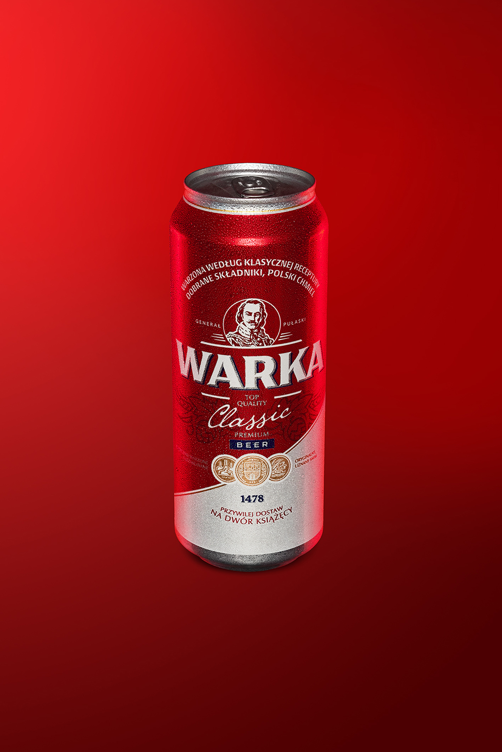 Warka Classic can packshot